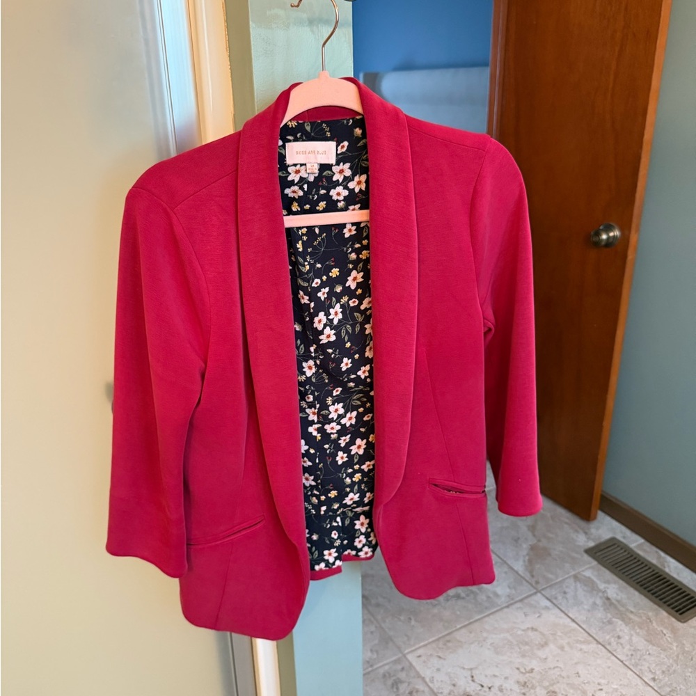 Skies Are Blue Hannah Modal Scuba Blazer